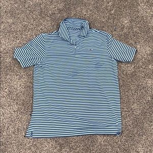 Boys striped large Vineyard vines polo shirt